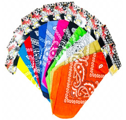 Wholesale Cotton Bandanas-Mixed Color