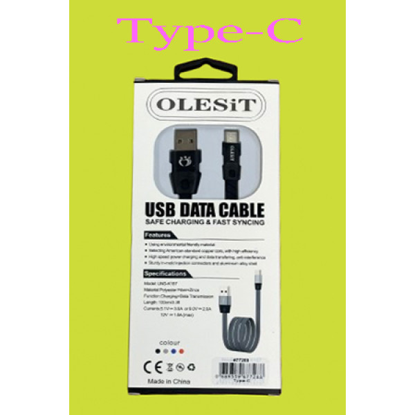 Wholesale Type C USB DATA CABLE 1 Meter