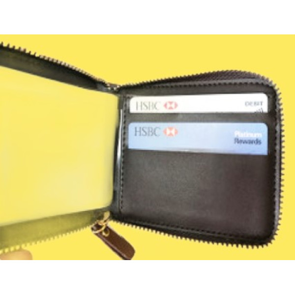 Wholesale men's PU Zipper Wallet