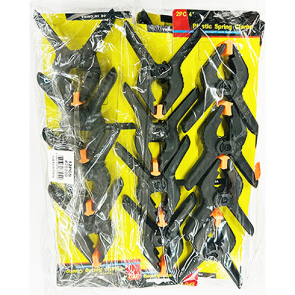 Wholesale Plastic Spring Clamps 4 inches 2pcs Heavy Duty Clips 