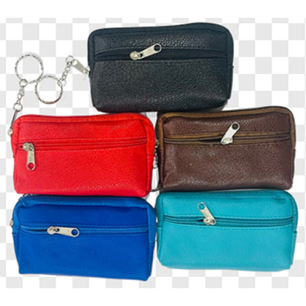 Wholesale mini wallet-Small lychee double zipper Wholesale mini wallet-Small lychee double zipper