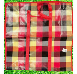 Wholesale Non-woven checkered bag
