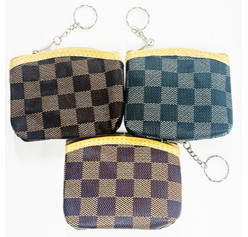 Wholesale mini wallet-Square small grid