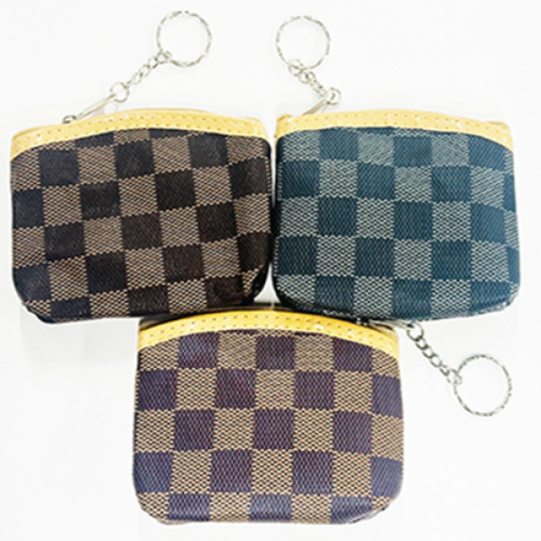 Wholesale mini wallet-Square small grid