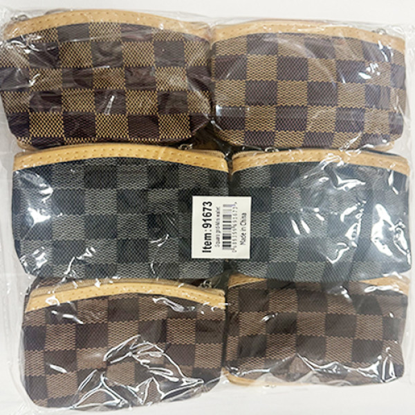 Wholesale mini wallet-Square small grid