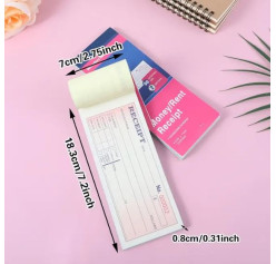 Wholesale Money and rent receipt book with two carbonless copy receipt books 50 sheets each