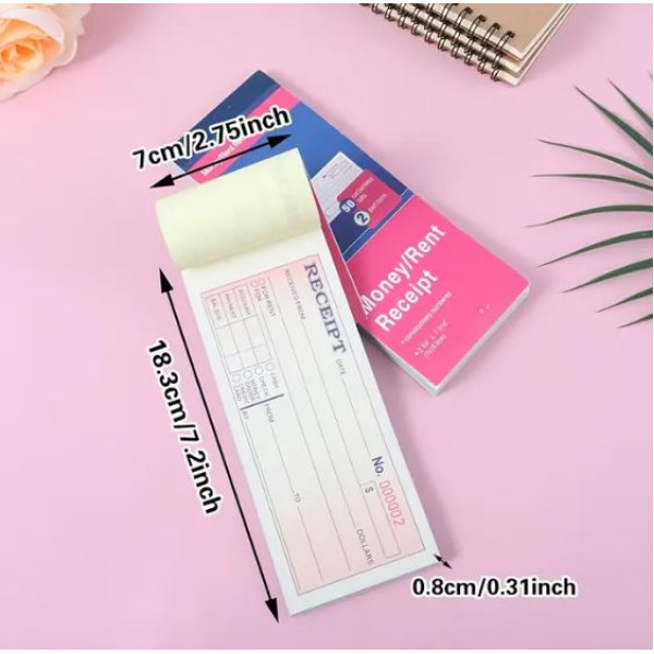 Wholesale Money and rent receipt book with two carbonless copy receipt books 50 sheets each