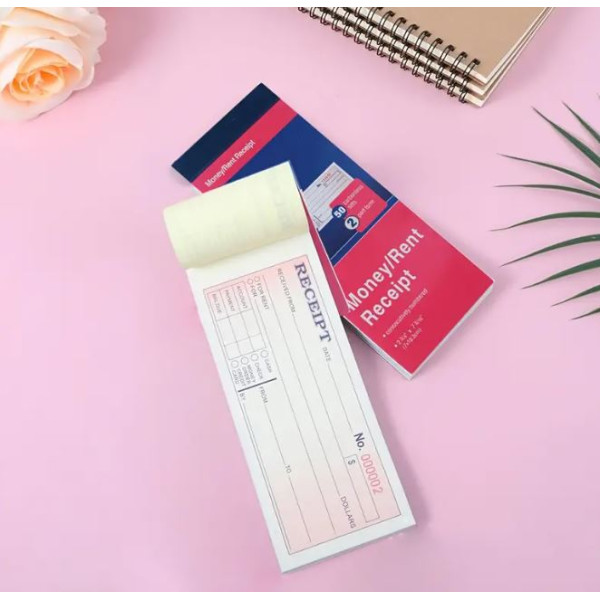Wholesale Money and rent receipt book with two carbonless copy receipt books 50 sheets each