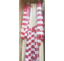 Wholesale Super Tough 12in x 18in US Stick Flag with 24in Wood Staff
