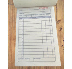 Wholesale Sales Order Book Receipt Invoice Duplicate Form 50 sets Carbonless