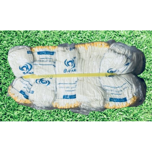 Wholesale Batman 100-pairs White string knit work gloves