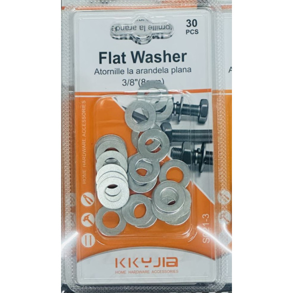 Wholesale 30pcs 3/8'' x 7/8'' Flat Washers Universal Metal Washers
