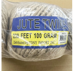 Wholesale Hemp Rope Roll-3mm 230ft  Brown