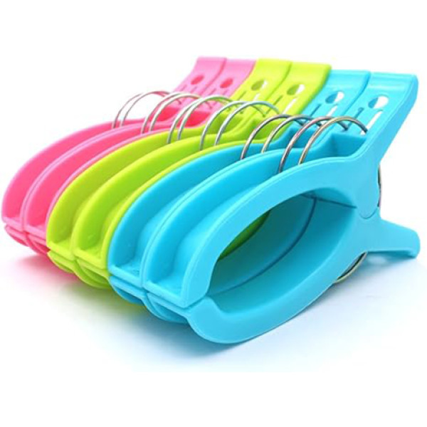 Wholesale Set of 3 Super Jumbo Plastic Clips Wholesale Set of 3 Super Jumbo Plastic Clips