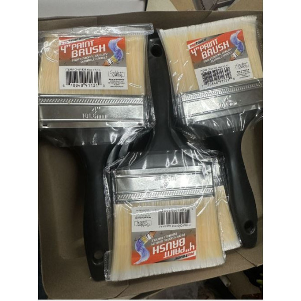 Wholesale 4inches PAINT BRUSH W/PLASTIC HANDLE-24