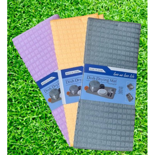 Wholesale Dish Drying plaid placemat 15x20 inches