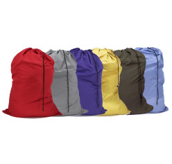 Wholesale Large laundry bag, mixed colors travel laundry bag with drawstring closure