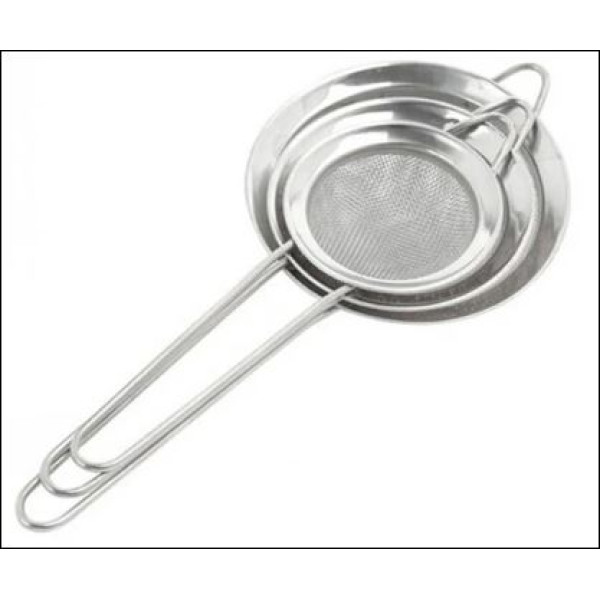 Wholesale Kitchen Set of 3pieces  stainless steel strainers- 12-sets