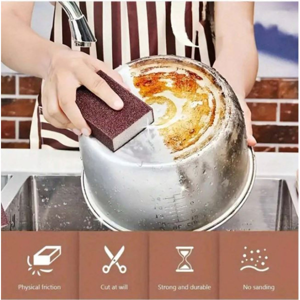 Wholesale Emery Rust Removing Sponge-2PCS of pack