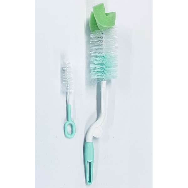 Wholesale A set of bottle brush and nipple brush
