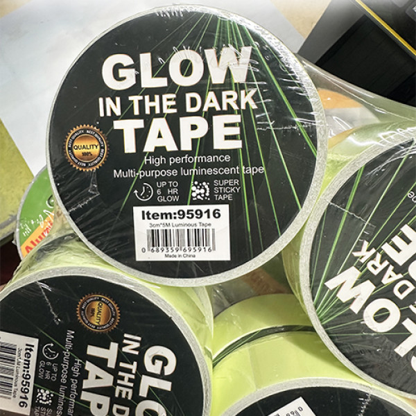 Wholesale  Glow in The Dark Tape - 3cm X 5 Meter Luminous