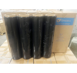 Wholesale S-3 Stretch Wrap - Cast 80 gauge 18inches x 750ft Black